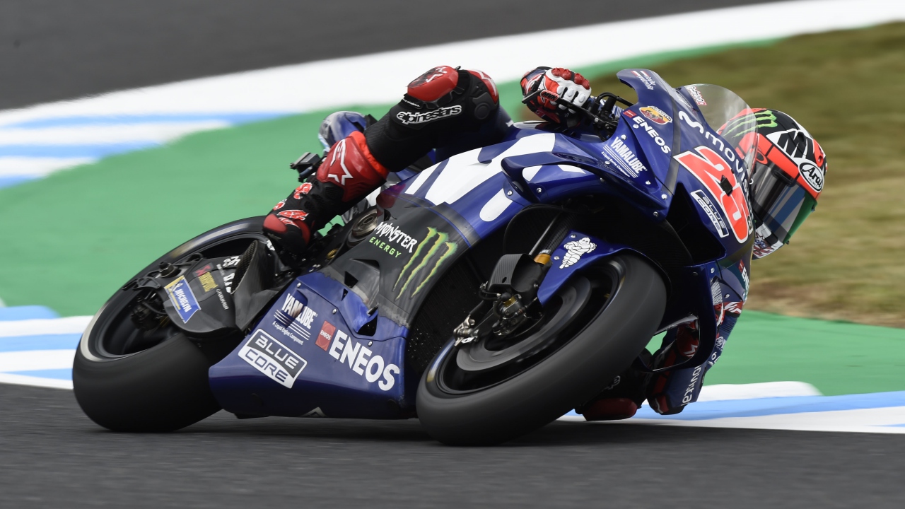 Maverick Viñales: “Es el motor, nuestro problema es que no puedo parar la moto