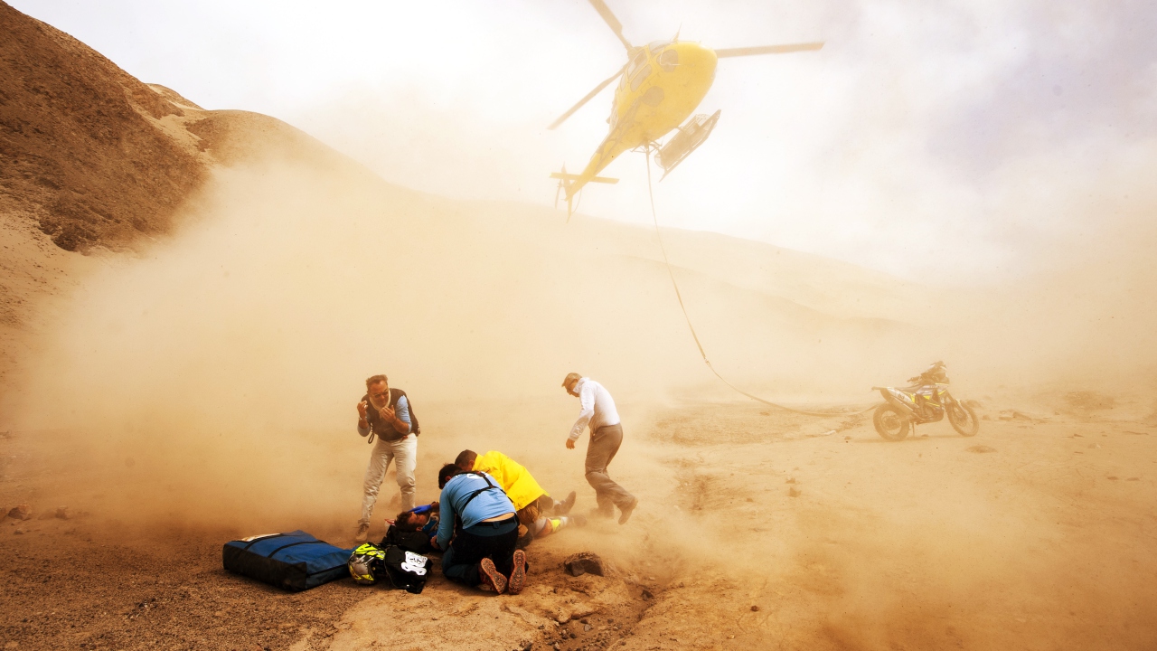 Dakar 2019: Lorenzo Santolino tiene la vértebra C6 fisurada y seis costillas rotas