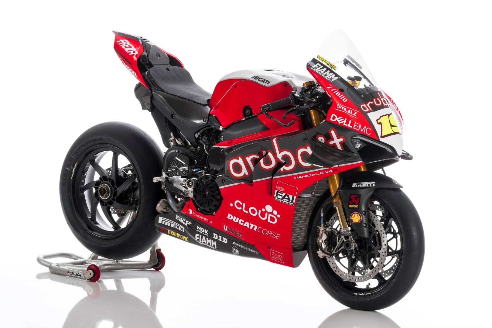 Ducati enseña la Ducati Panigale V4 R de Álvaro Bautista y Chaz Davies para WSBK 2019