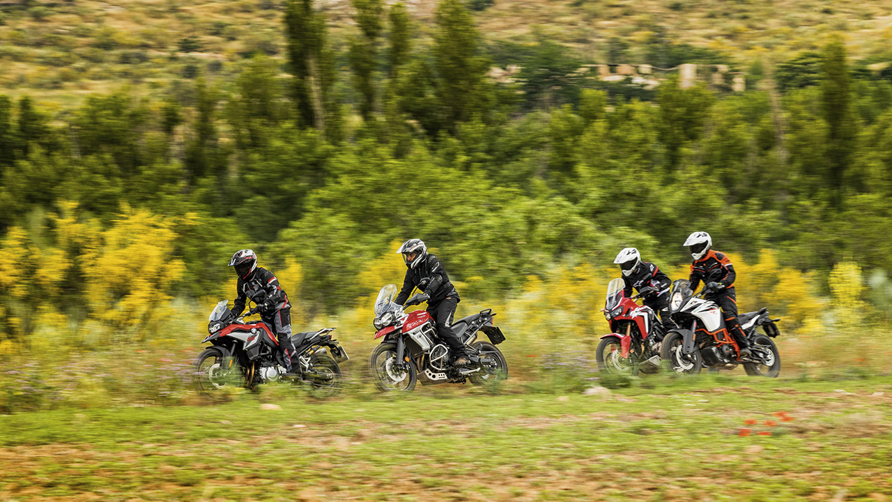 Comparativa trail, BMW F 850 GS, Honda CRF1000L Africa Twin, KTM 1090 Adventure R, Triumph Tiger 800 XCA