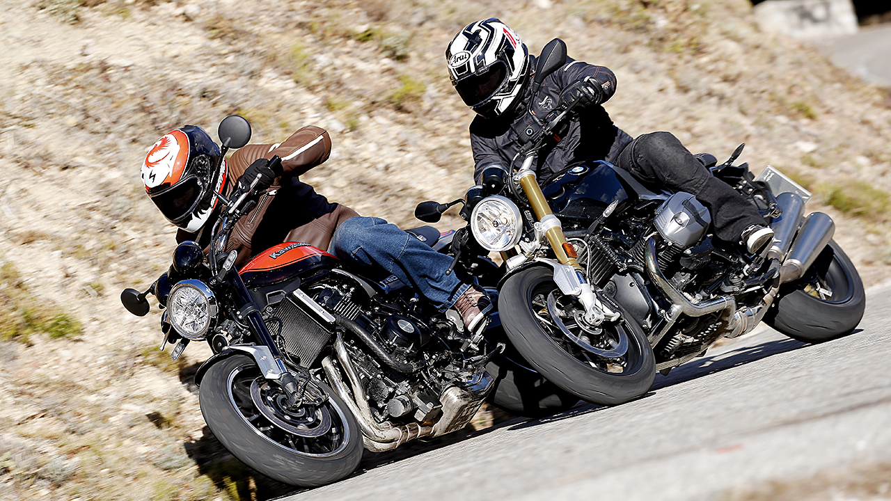 Comparativa Vintage: BMW R nineT, Kawasaki Z900RS