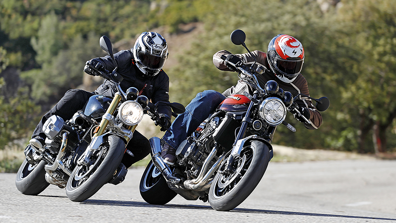 Comparativa Vintage: BMW R nineT, Kawasaki Z900RS