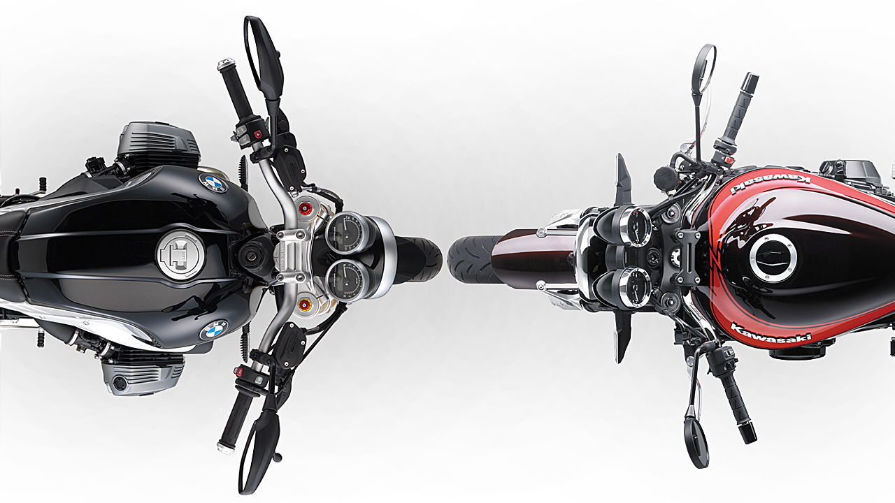 Comparativa Vintage: BMW R nineT, Kawasaki Z900RS