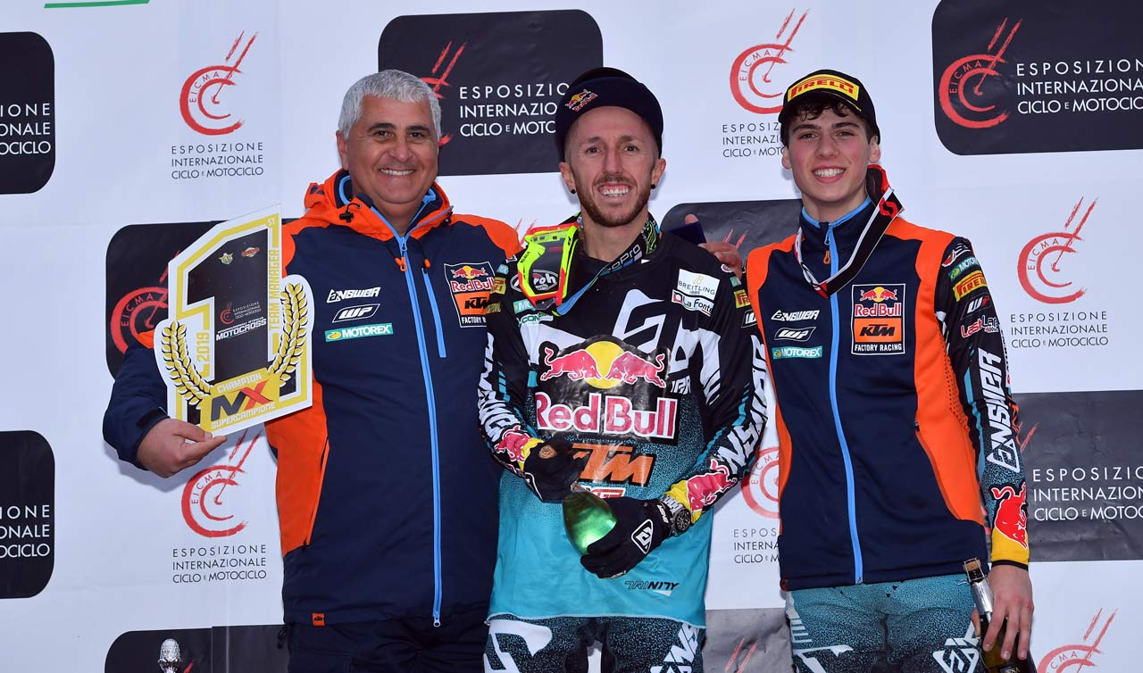 Prado y Cairoli cierran con éxito el Internacional de Motocross italiano