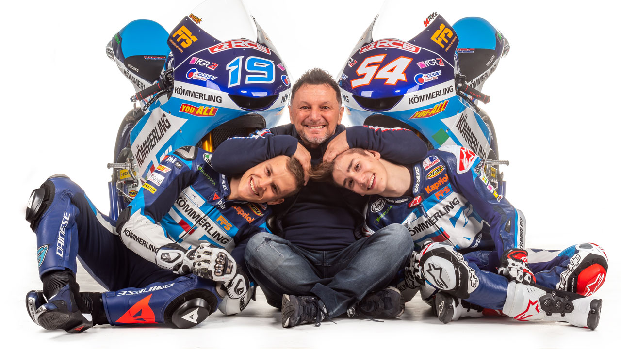 Los nuevos colores del equipo Gresini de Moto3
