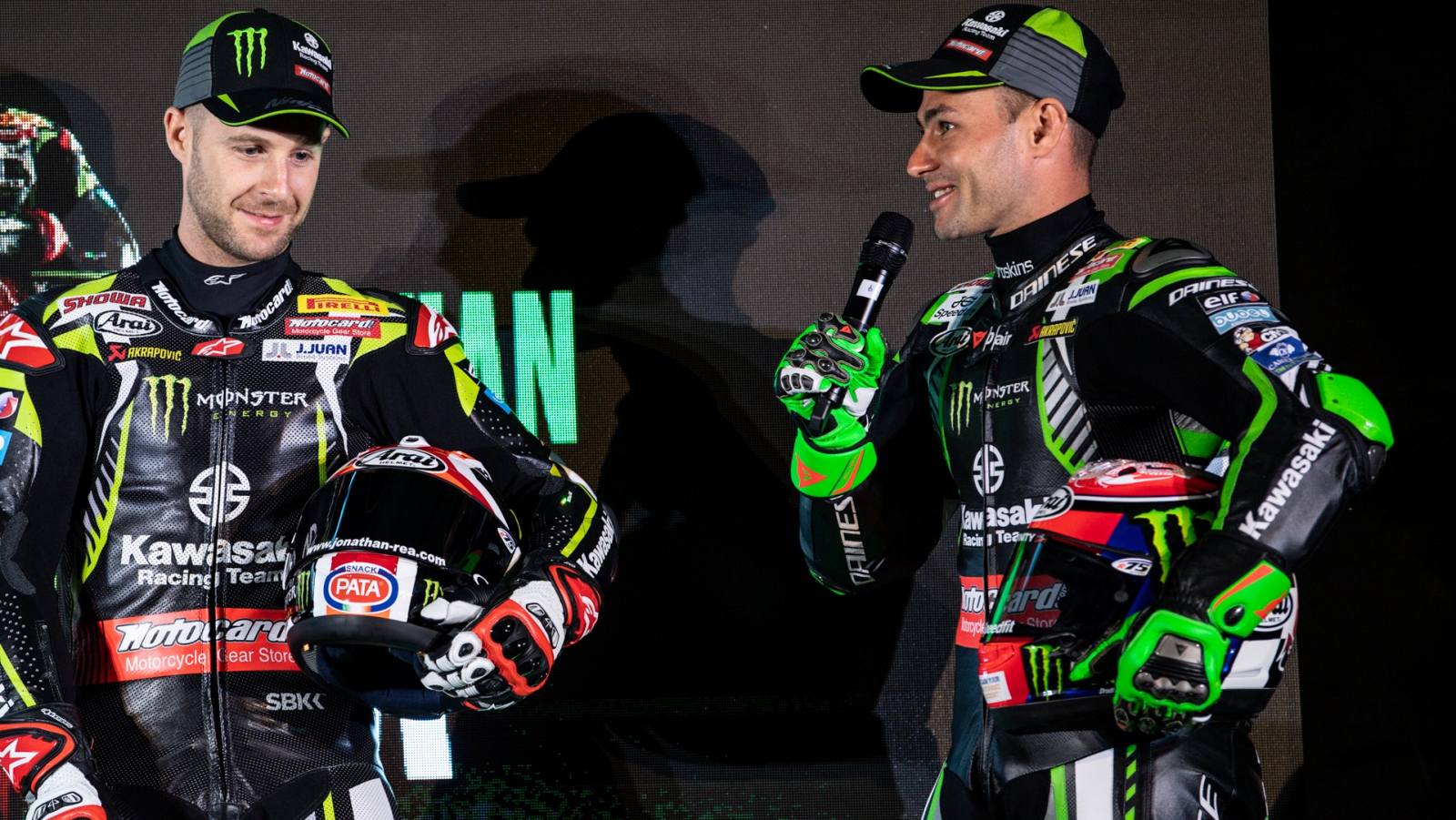 Jonathan Rea y Leon Haslam desvelan la Kawasaki ZX-10RR para Superbike 2019