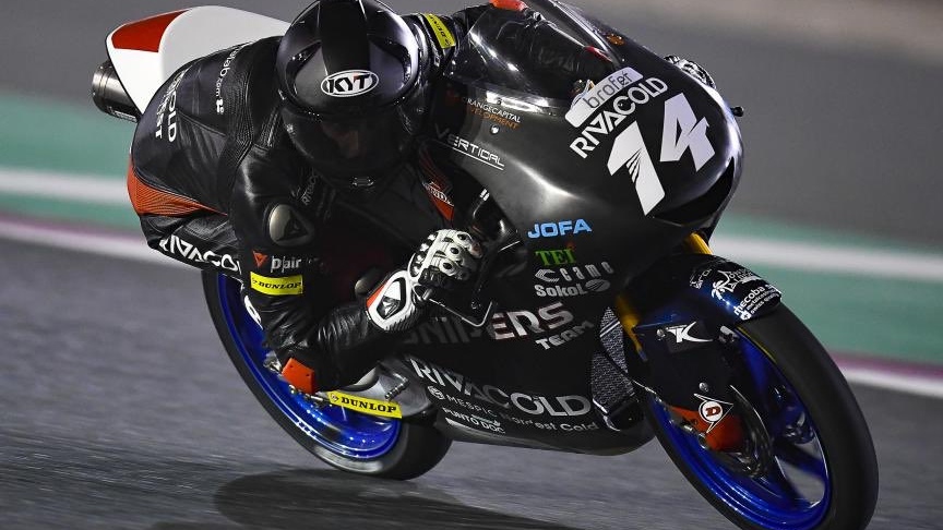 Romano Fenati cierra la pretemporada en lo alto de Moto3 2019 en Qatar