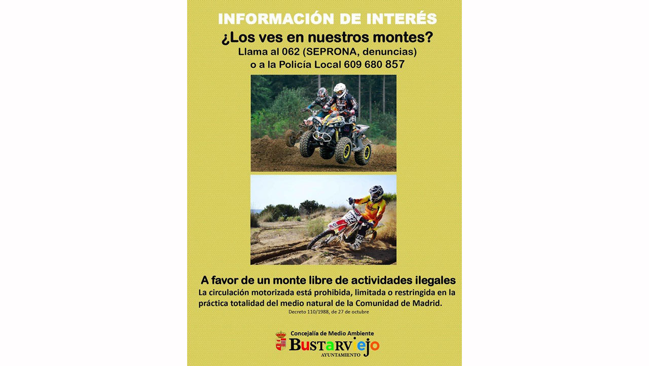 La RFME reacciona frente al polémico cartel de Bustarviejo