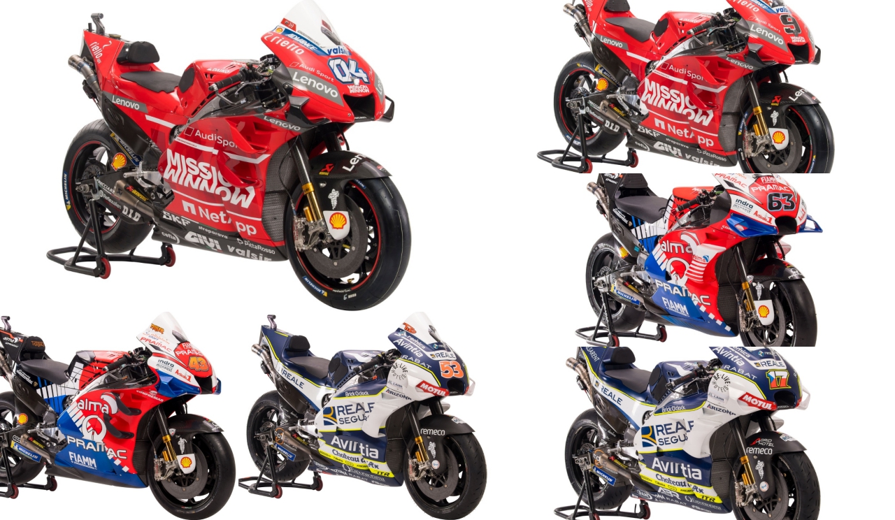 Las MotoGP 2019: Honda, Ducati, Yamaha, Suzuki, KTM y Aprilia