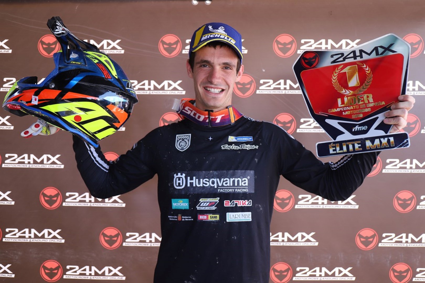 Jorge Zaragoza vuelve al primer puesto en el nacional de Motocross en Calatayud