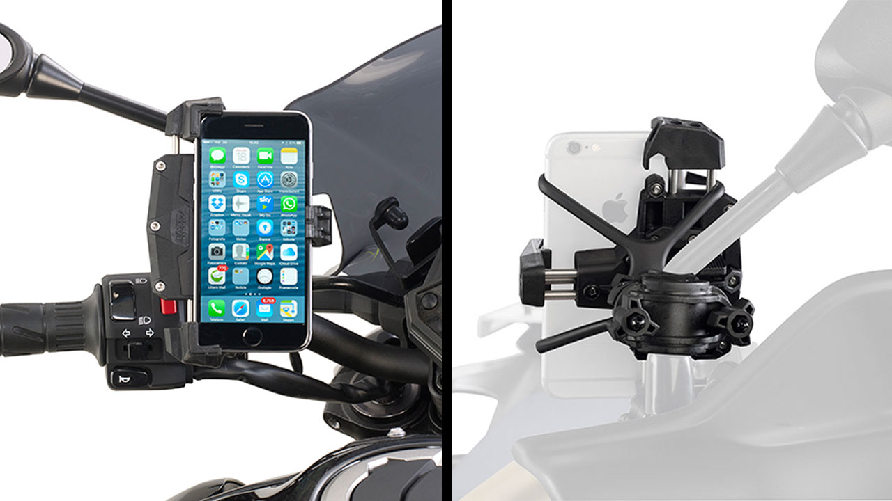 Accesorios Givi para móviles: Conectado y orientado