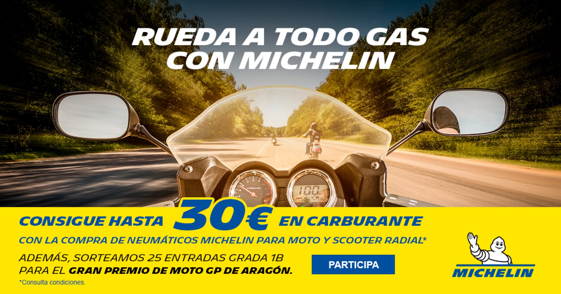 Cambiar tus neumáticos tiene premio con MICHELIN