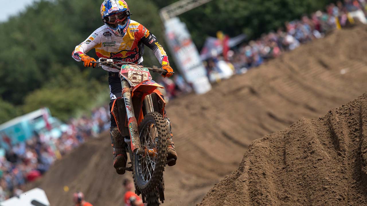Triplete de Jorge Prado en el MXGP de Lommel