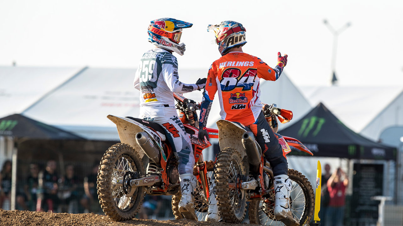 Jeffrey Herlings y Jorge Prado triunfan en el MXGP de Turquía