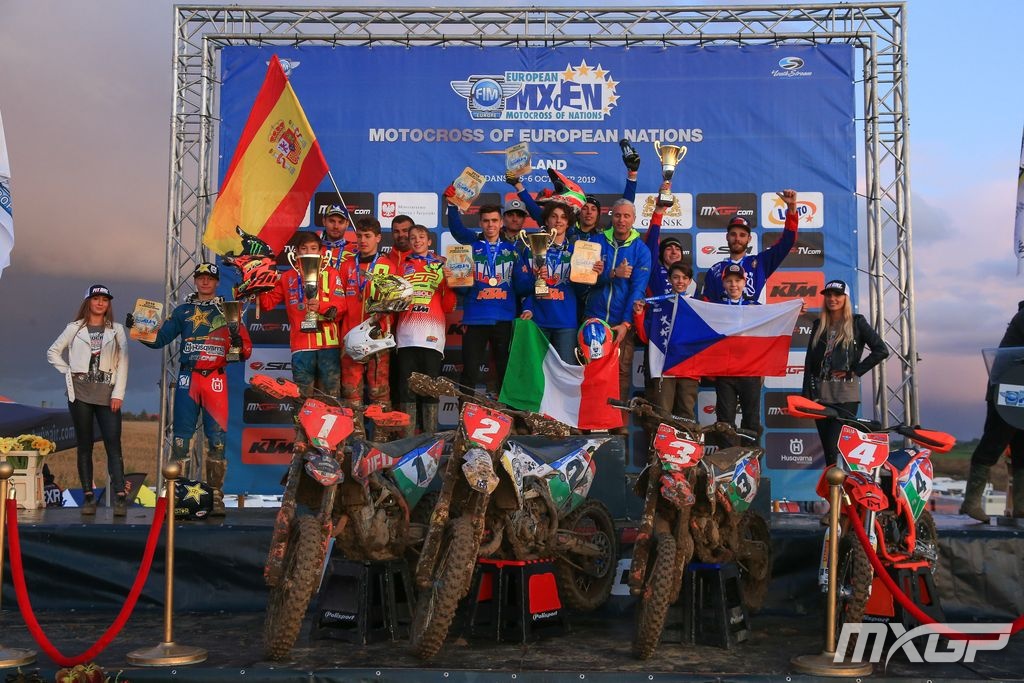 Segunda posición para España en el Europeo de las Naciones de Motocross