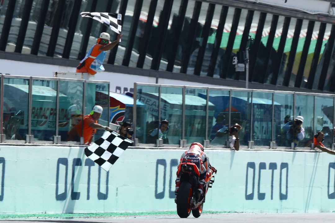 Marc Márquez en Campus Repsol