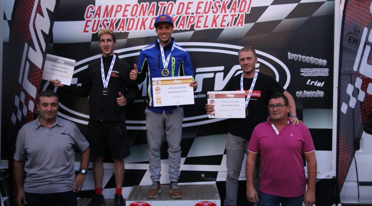 Mario Román, primer campeón de España de Hard Enduro