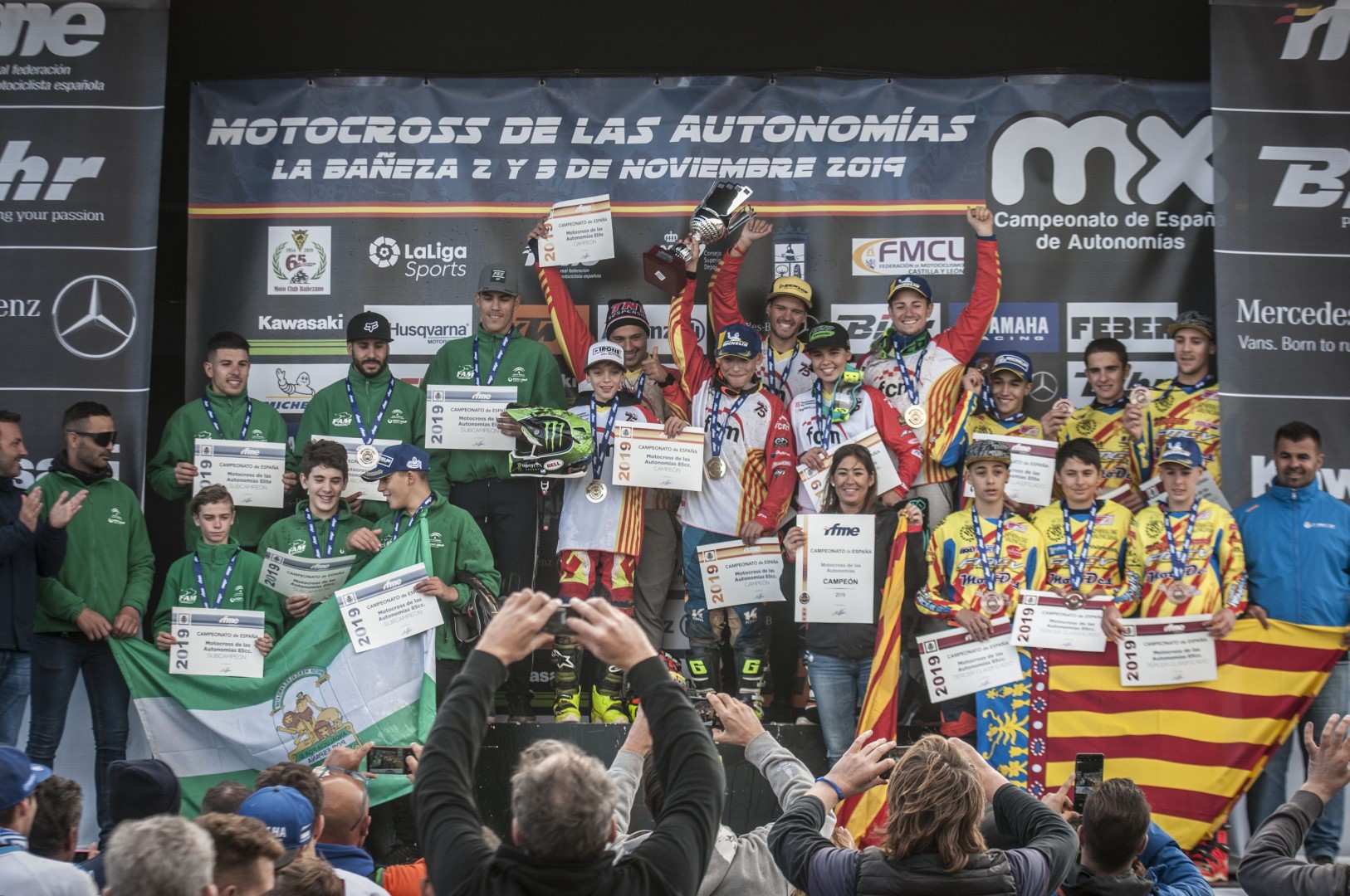 Cataluña, campeona del Motocross de las Autonomías 2019