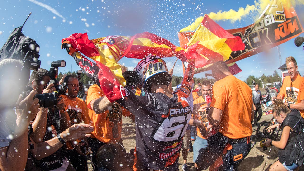 The Champ1on, carrera y celebración de los títulos de Jorge Prado