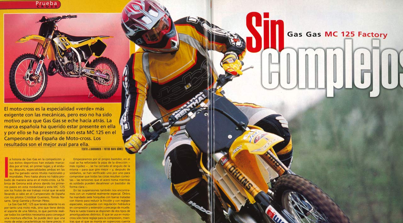 Gas Gas planea competir de forma oficial en el Dakar, MXGP y enduro desde 2020