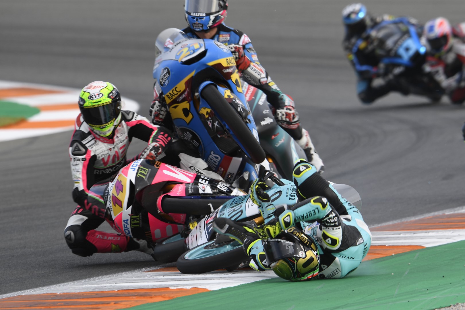 MotoGP 2019: con menos lluvia hay menos caídas