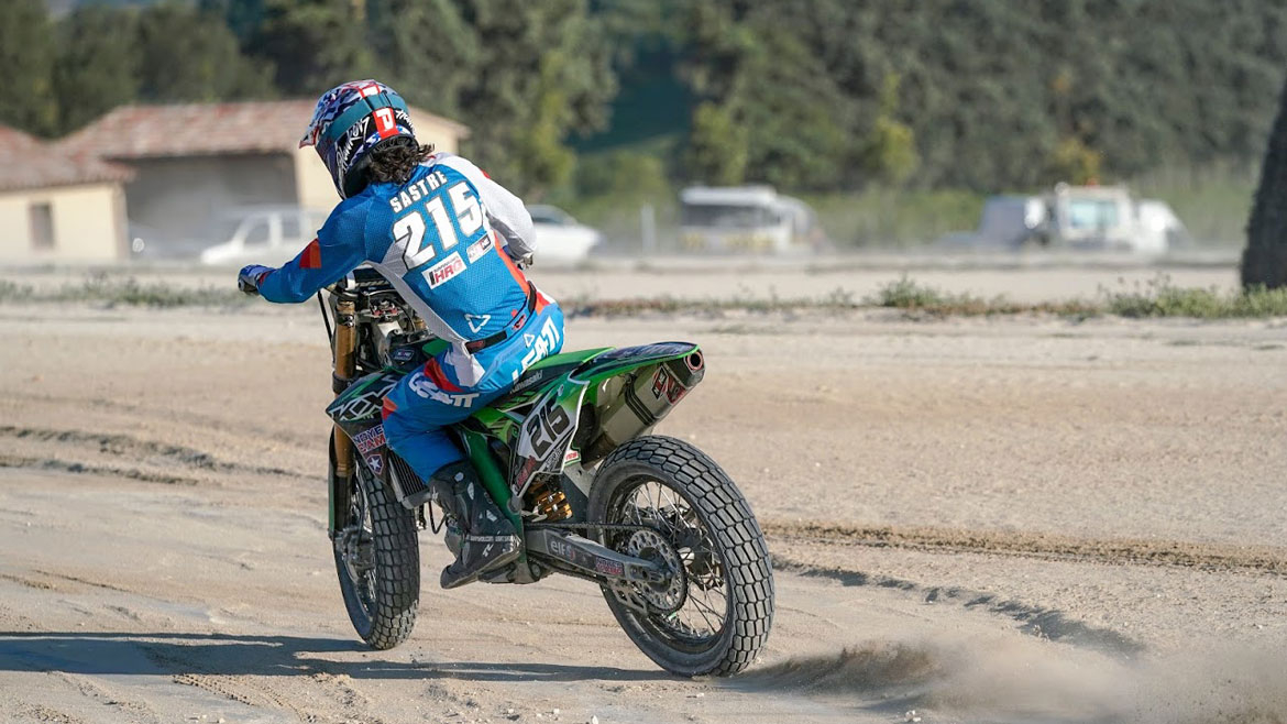 Ferran Sastre, ganador de las Olimpiadas Flat Track de invierno de USA 2019
