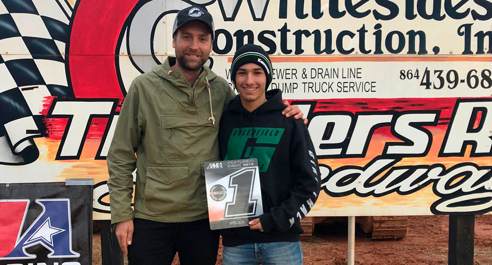 Ferran Sastre, ganador de las Olimpiadas Flat Track de invierno de USA 2019