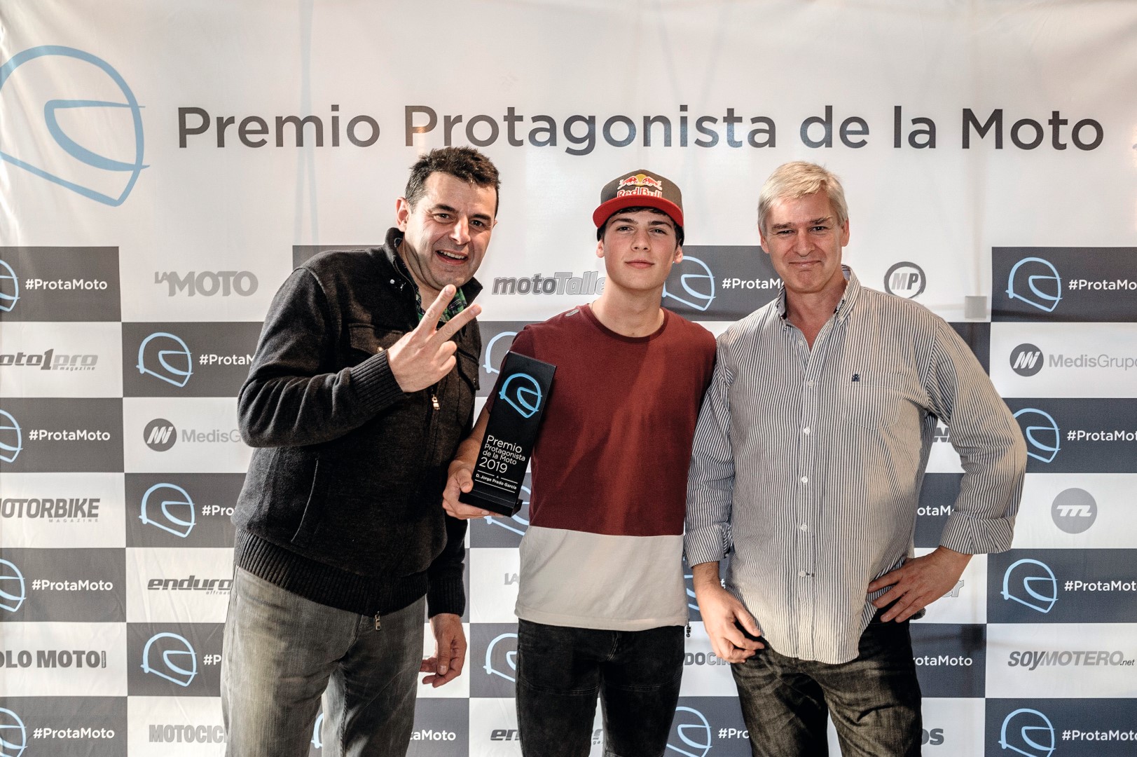 Jorge Prado, ganador del premio ‘Protagonista de la Moto’ 2019 