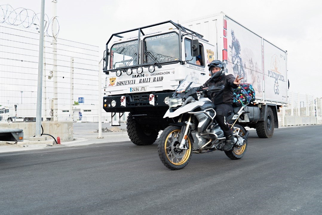 PuntApunta espíritu BMW GS Marruecos 2019
