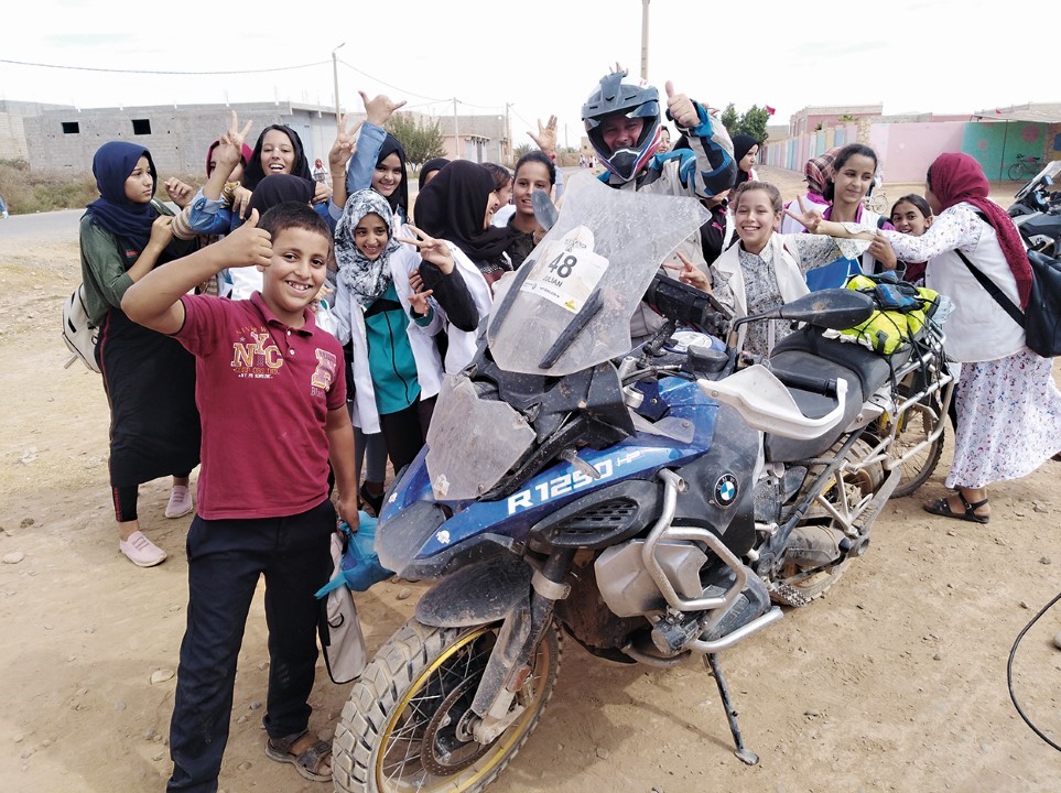 PuntApunta espíritu BMW GS Marruecos 2019