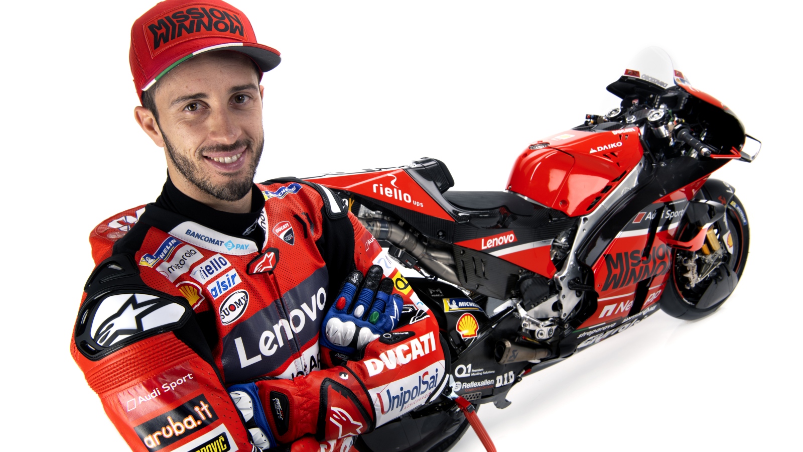 La Ducati Desmosedici GP20 de Andrea Dovizioso y Danilo Petrucci para MotoGP 2020