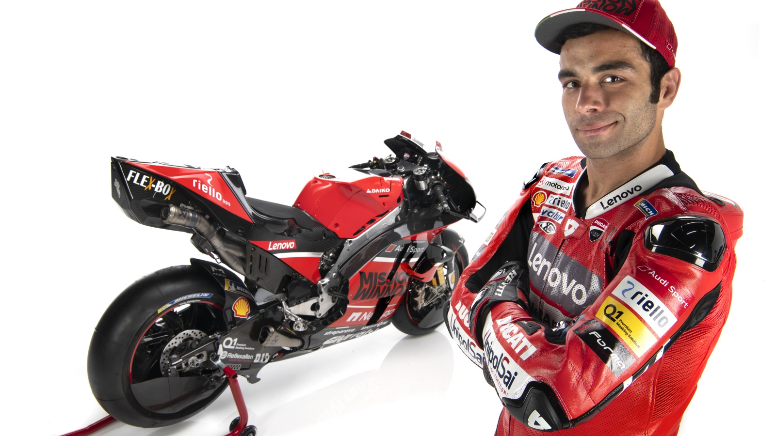 La Ducati Desmosedici GP20 de Andrea Dovizioso y Danilo Petrucci para MotoGP 2020