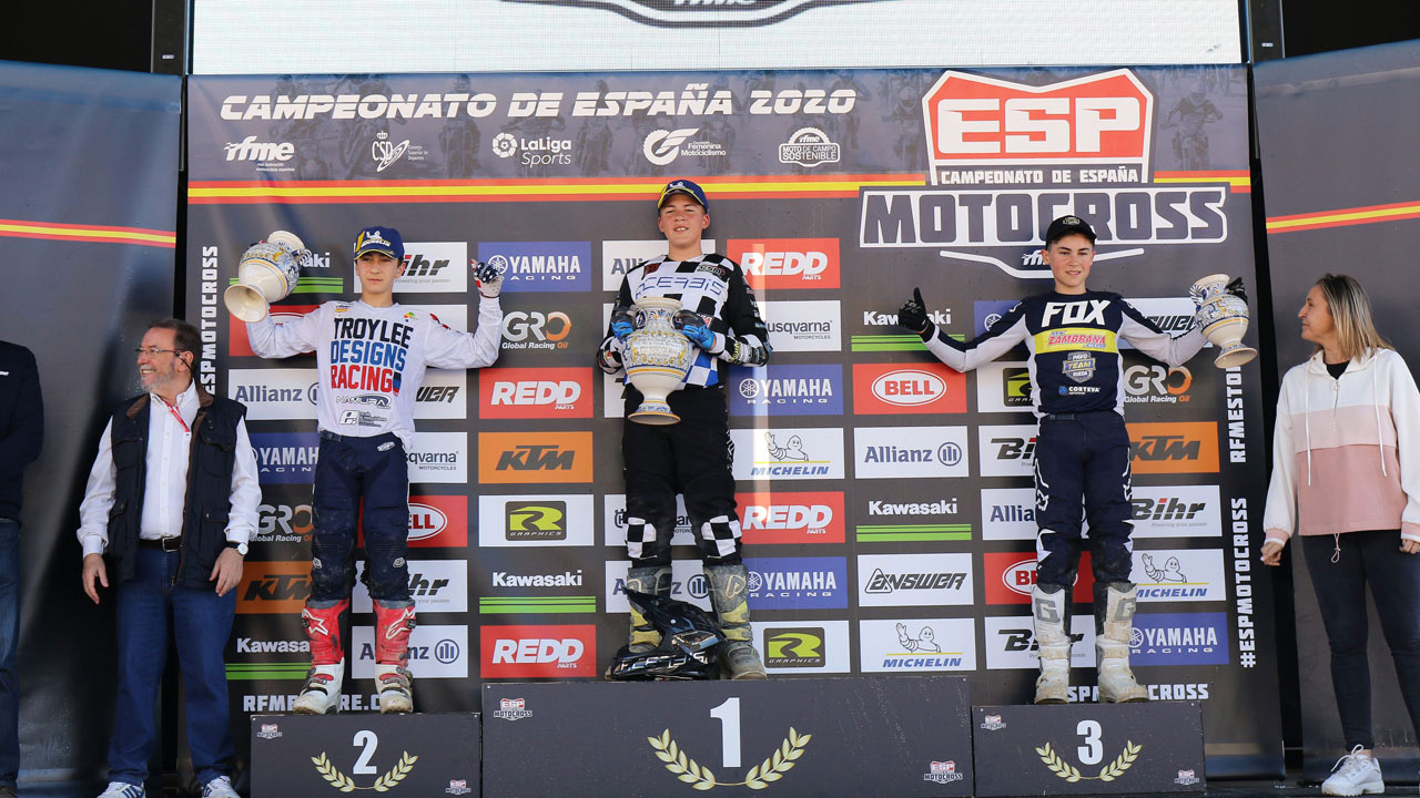 Brian Bogers y Rubén Fernández se imponen en el Nacional de Motocross en Talavera de la Reina