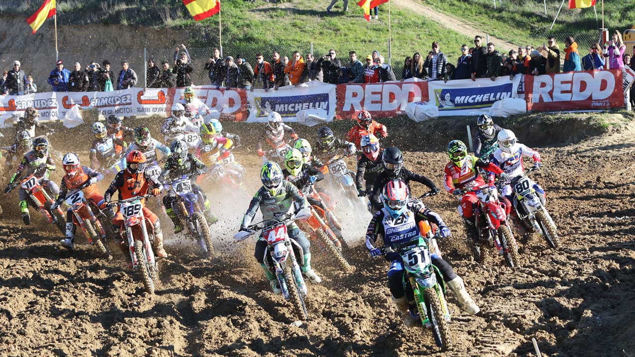 Brian Bogers y Rubén Fernández se imponen en el Nacional de Motocross en Talavera de la Reina