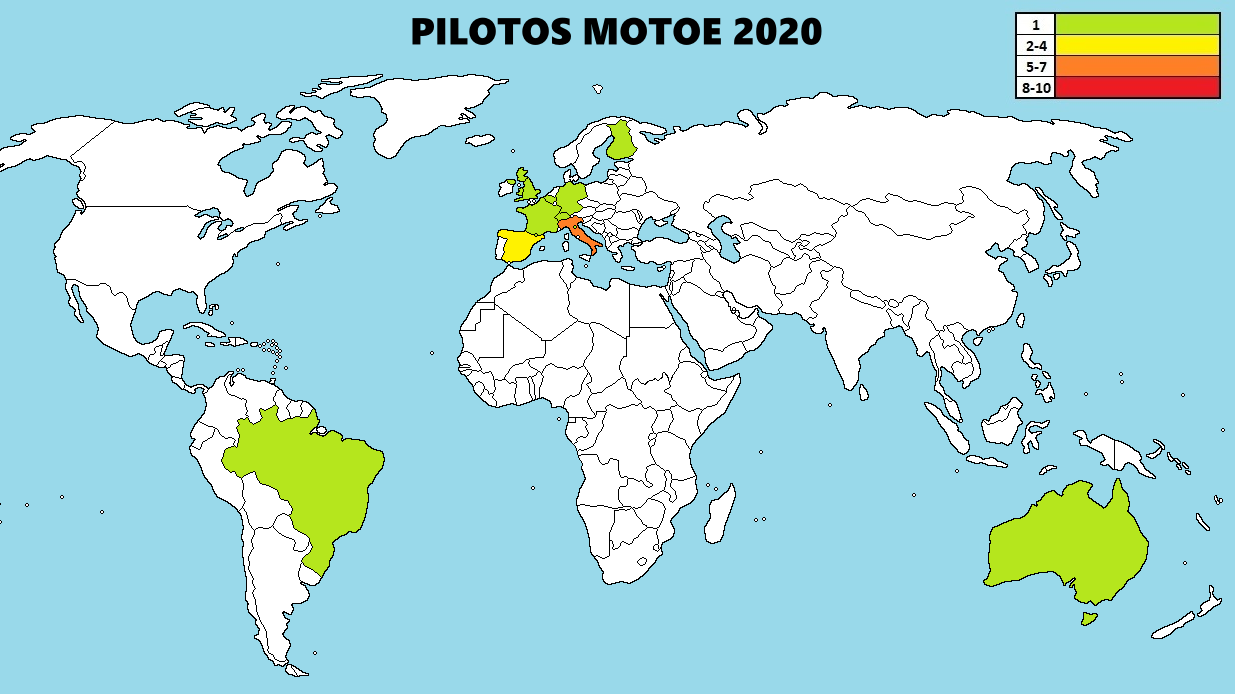 El mapa de MotoGP 2020: llega el que faltaba