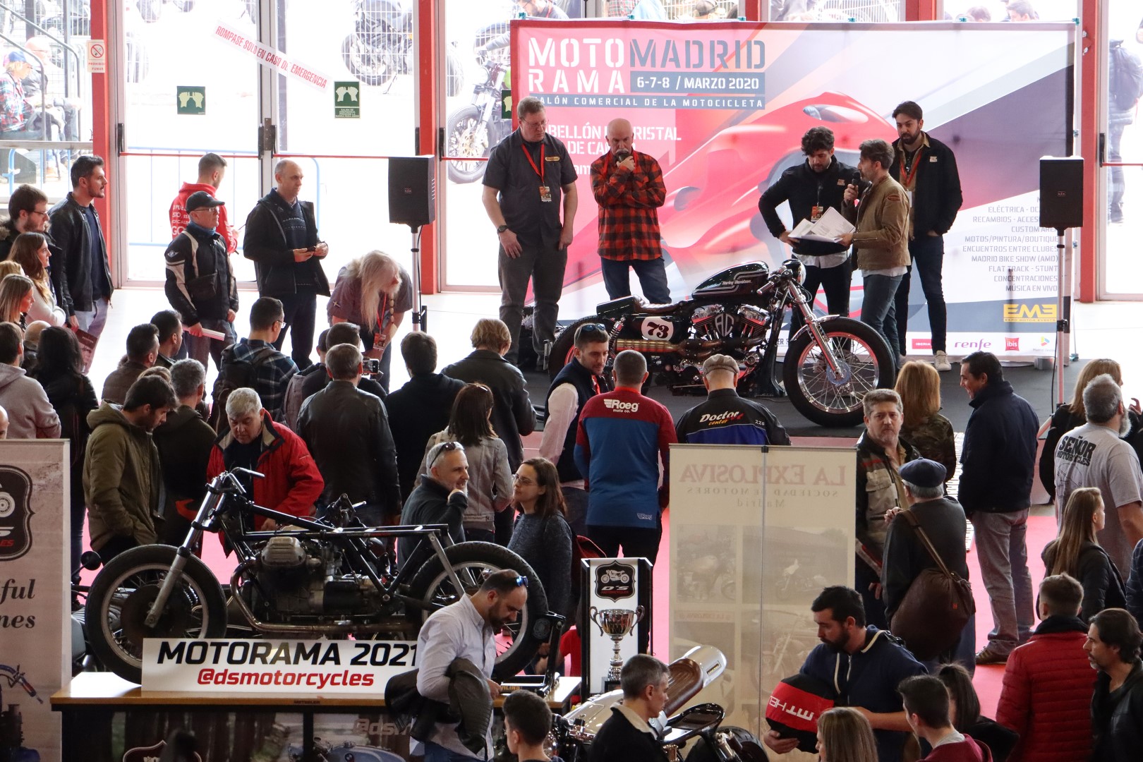 Old Custom Flames gana el Madrid Bike Show de Motorama 2020 