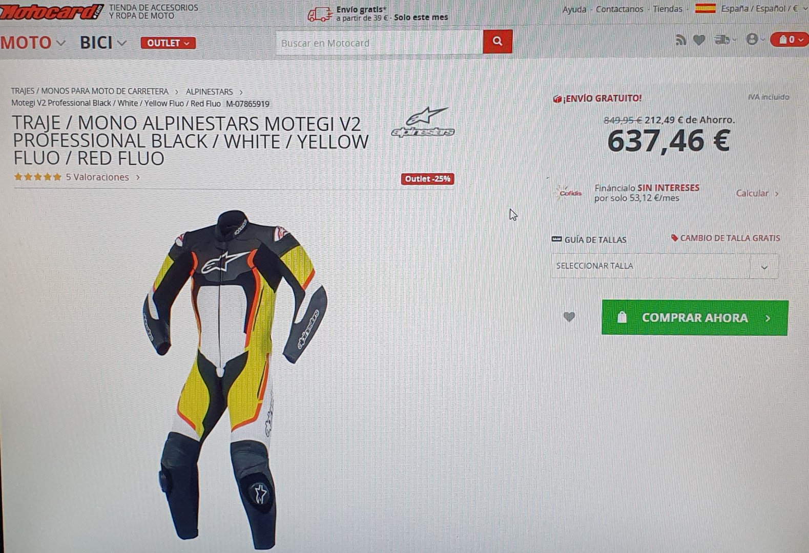 ¡Compras online y dando gas!