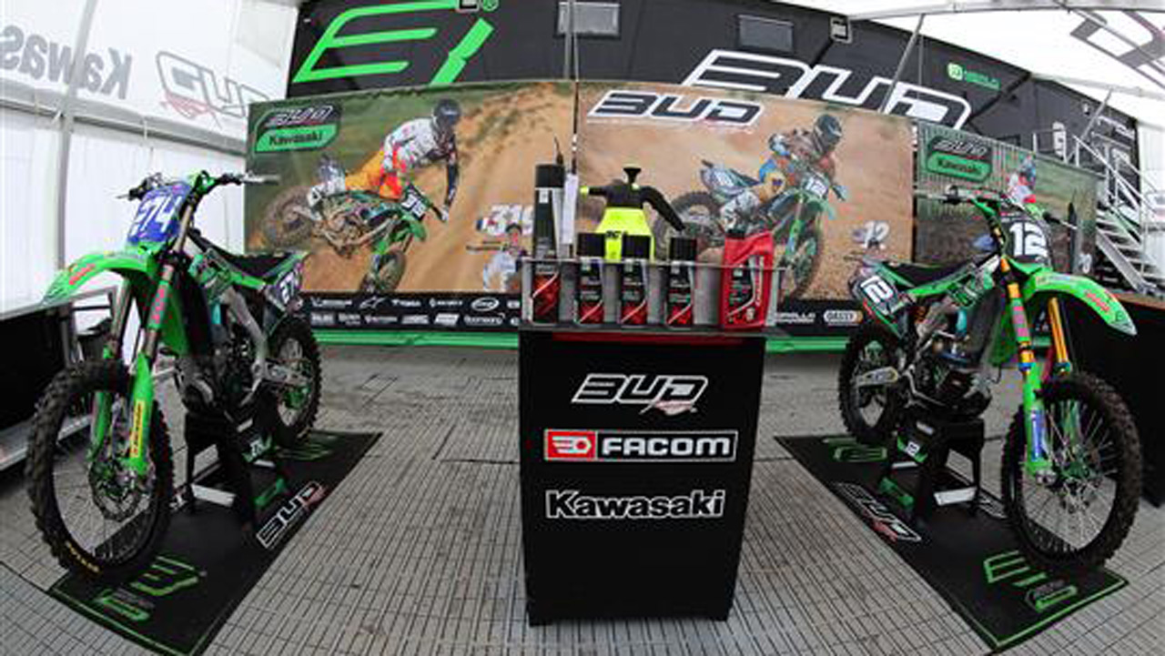 Actividad de los equipos Kawasaki en MXGP durante la crisis del coronavirus