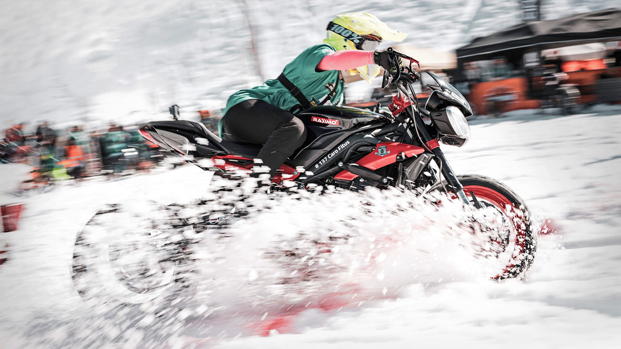 Espectáculo en la nieve