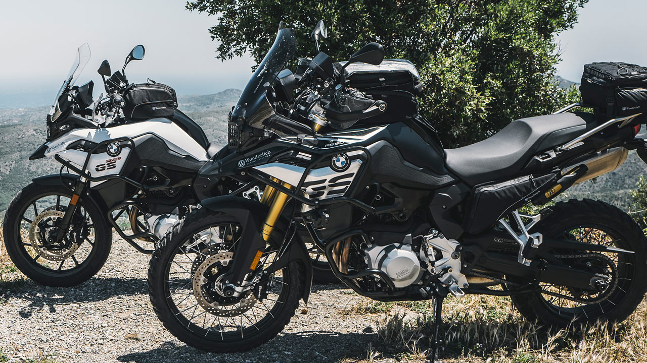 Wunderlich Vario para BMW F 750/850 GS, mecanismo de ajuste para de la pantalla