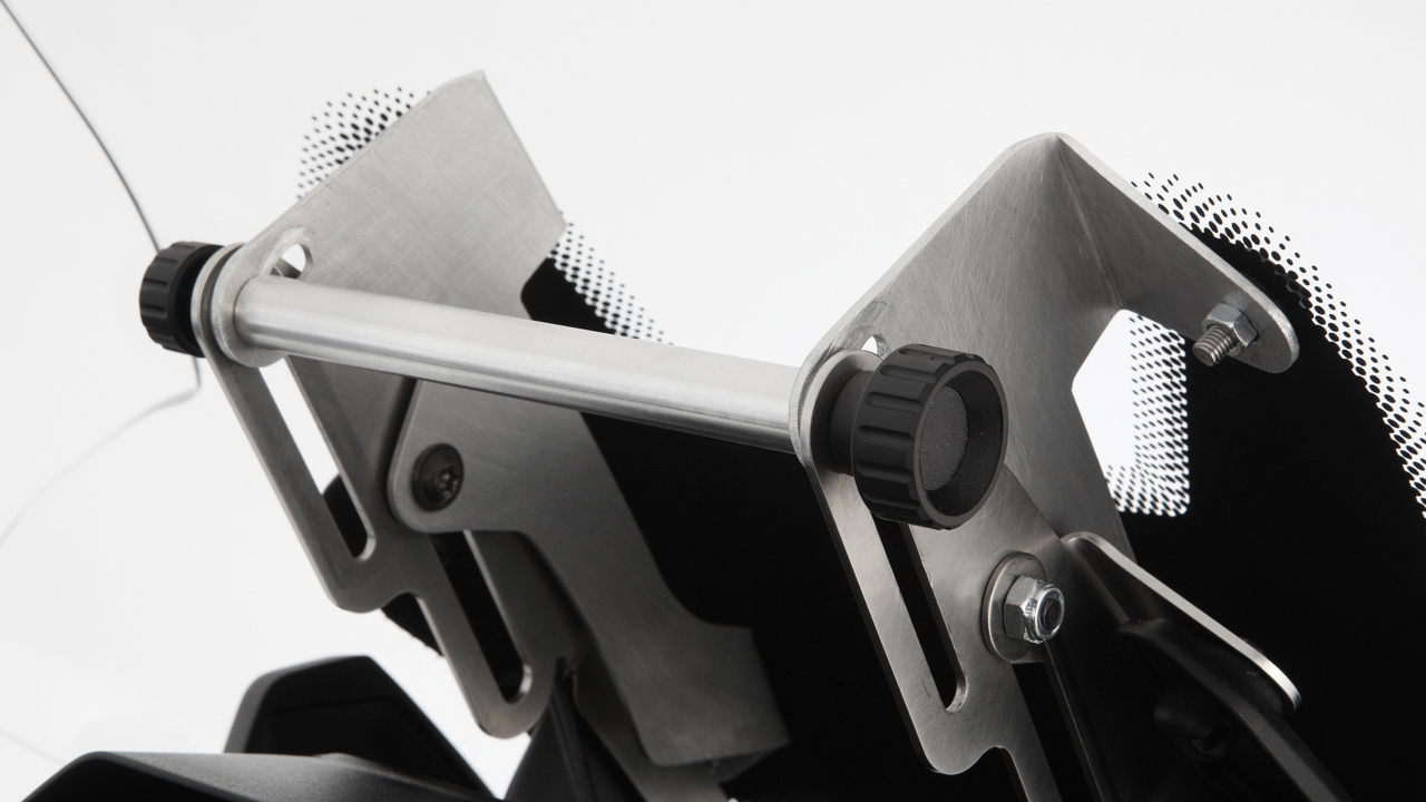 Wunderlich Vario para BMW F 750/850 GS, mecanismo de ajuste para de la pantalla