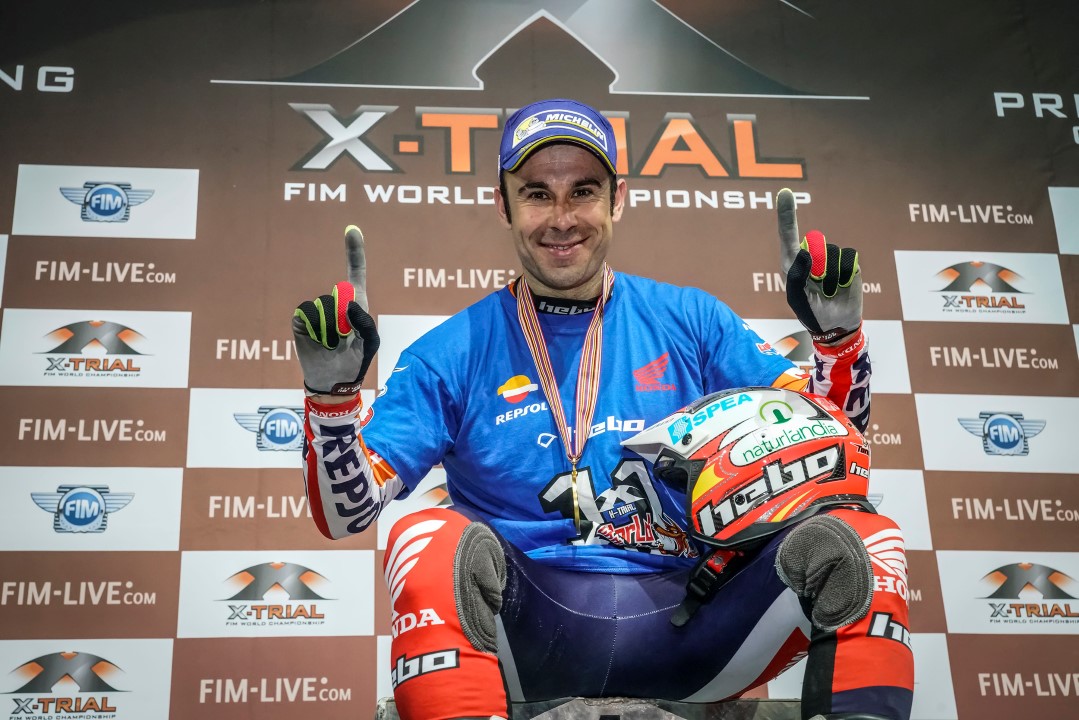 Pere Pi y Toni Bou. Encuentro de dos pilotos leyenda de Montesa