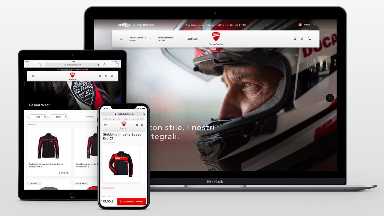 «Ducati Cares», desescalada segura en concesionarios