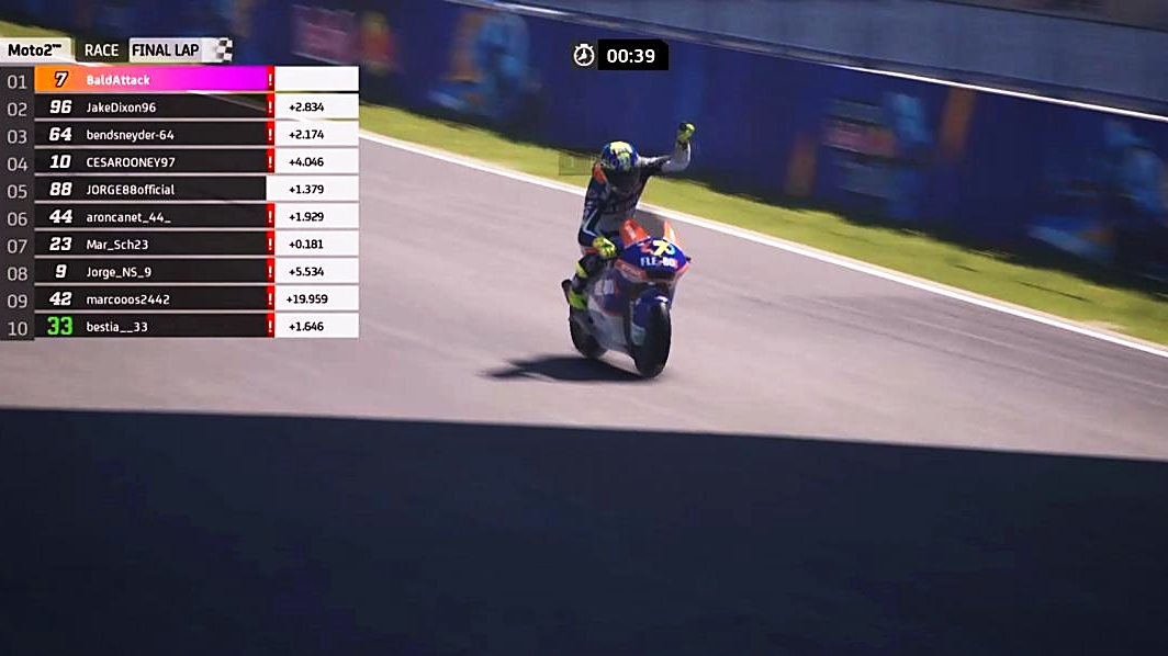 Maverick Viñales se lleva el GP Virtual en Jerez ante Álex Márquez y Pecco Bagnaia