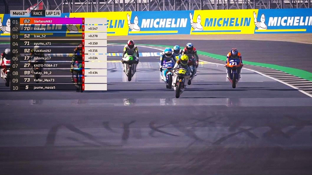 Jorge Lorenzo saca el martillo virtual para ganar el GP Virtual con doblete español
