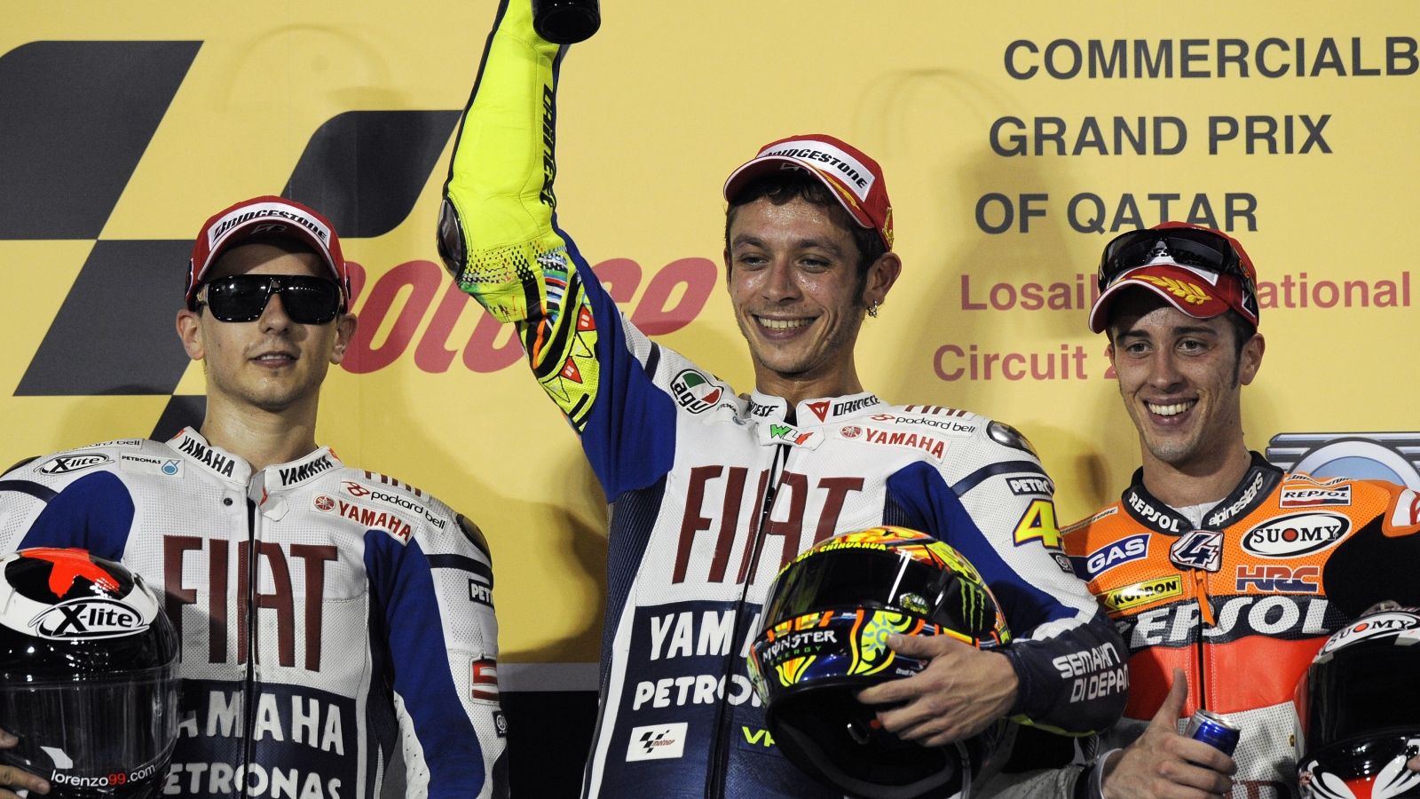 Los 12 podios más repetidos en la era MotoGP
