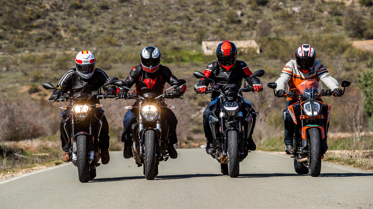 Comparativa naked europeas: Aprilia Shiver 900, BMW F 900 R, Ducati Monster 821 y KTM 790 Duke