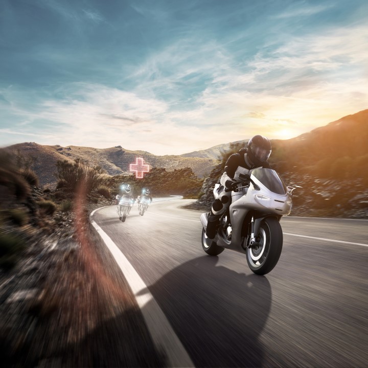 Nueva llamada de emergencia automática para motos
