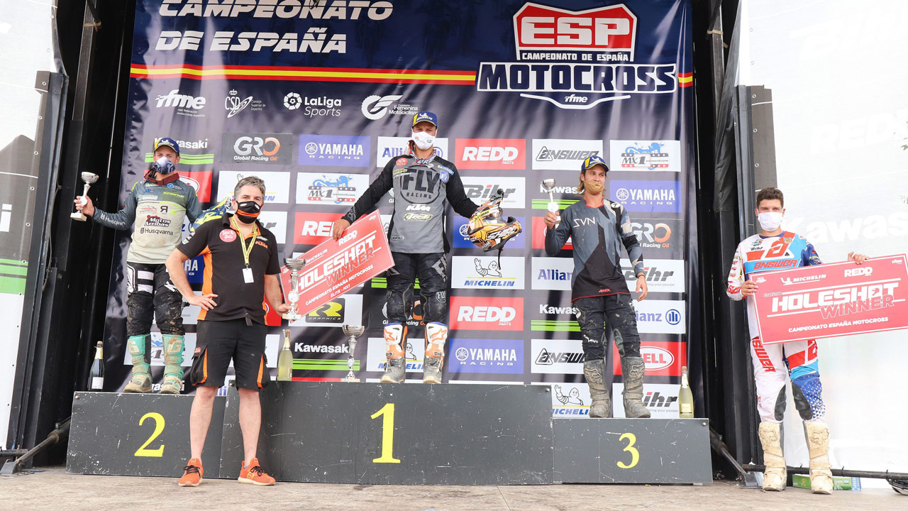 José Antonio Butrón se sitúa líder del Nacional de Motocross